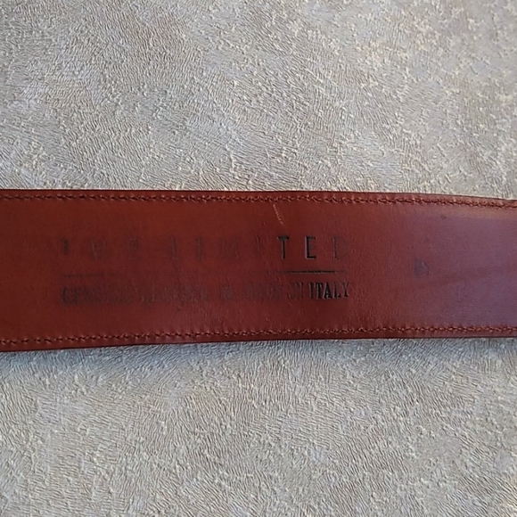 The Limited Leather Cow Hair Belt Size Medium